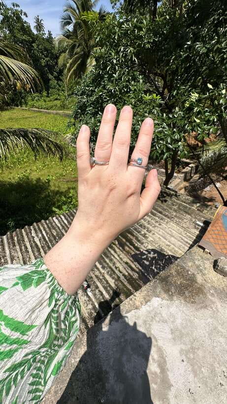 Ahangama: Traditional Jewellery Making Workshop - The silver ring you take home