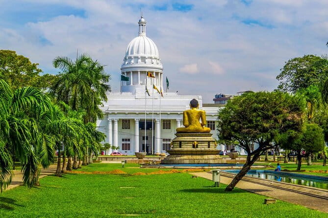 Colombo City Tuk Tuk Safari - The Lotus Tower and a final railway-station view