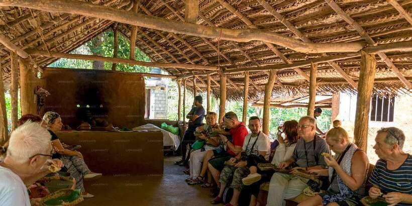 Colombo/Negombo to Sigiriya, Dambulla & Jeep Safari Day Tour - A village lunch with several ways to see rural life