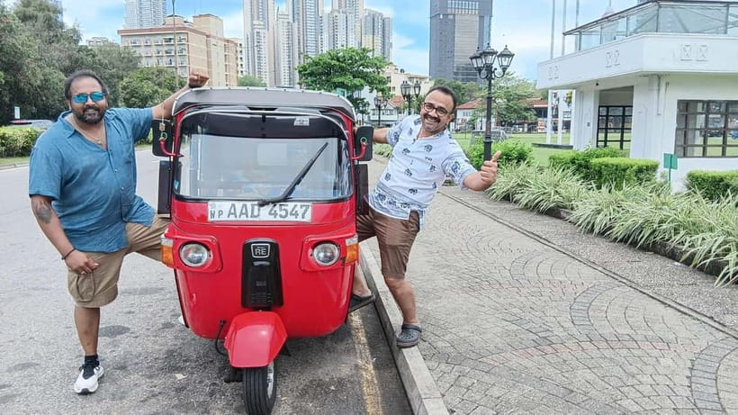 Colombo Private Guided City Tour by Tuk Tuk - All Inclusive - Harbor views, the Maritime Museum, and Sambodhi Chaithya
