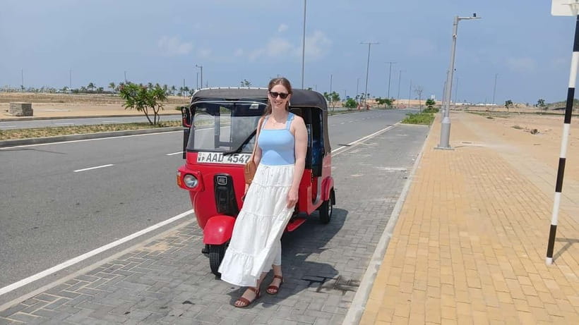 Colombo Private Guided City Tour by Tuk Tuk - All Inclusive - The Lotus Tower and Colombo’s modern skyline