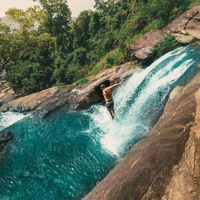 Ella: Ravana and Upper Diyaluma Falls Guided Tour - The jungle walk to Upper Diyaluma