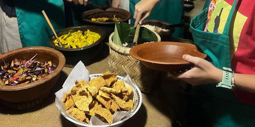 Ella: Traditional Sri Lankan Cooking Class - Entering Ella’s open-air cooking kitchen