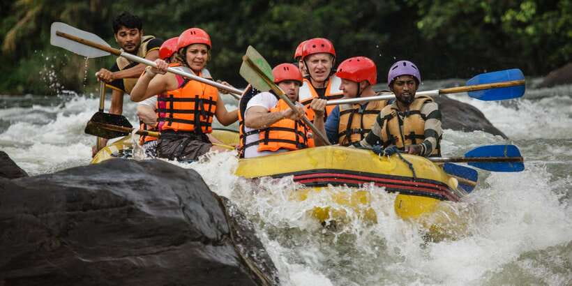 From Negombo: White Water Rafting Adventure - A jungle setting, not just an adrenaline stop
