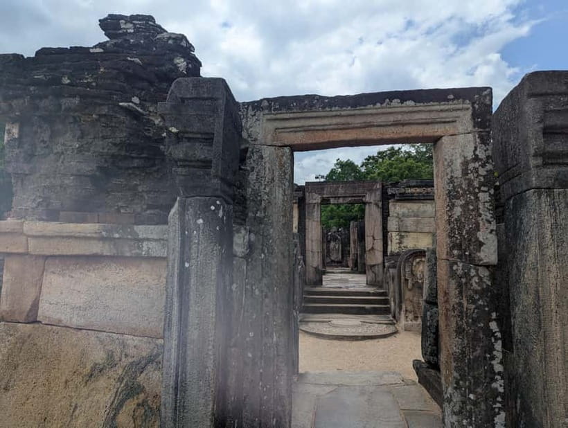From Sigiriya:Polonnaruwa Day Tour with Farmers lunch - The Vatadage, Nissanka Latha Mandapaya, and Lotus Pond