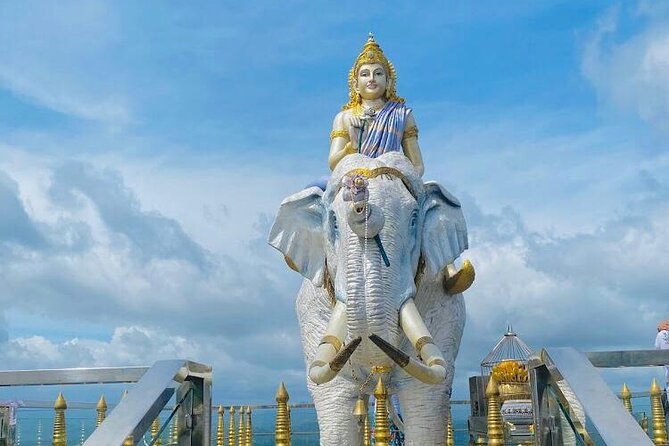 Kandy TukTuk tour with Local Tour Guide - The giant Buddha at Sri Maha Bodhi Viharaya