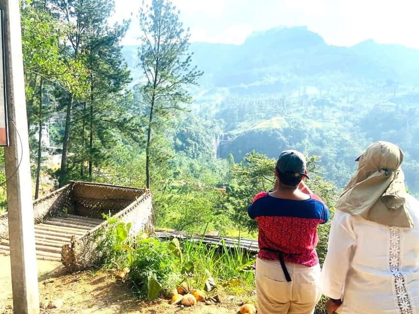 Nuwara Eliya Full day: 5Waterfalls, 2Tea Test & pick by TUK - Puna Ella, Dunsinane, and Ramboda Falls