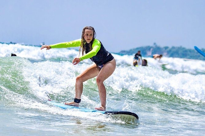 PRIVATE Surf Lesson for Beginners - Starting on foam, then trying fiberglass