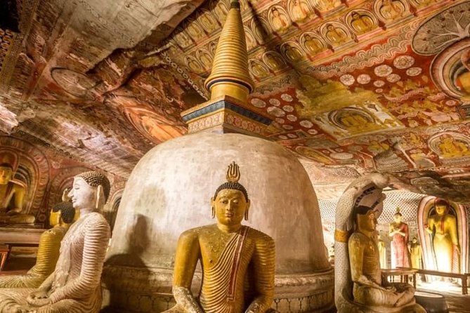 Sigiriya Dambulla Day trip from Kalutara Bentota Wadduwa Beruwala - Dambulla’s five cave temples
