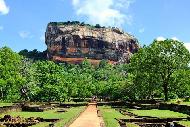 Sigiriya Dambulla Day trip from Kalutara Bentota Wadduwa Beruwala - A cricket stadium with a striking setting