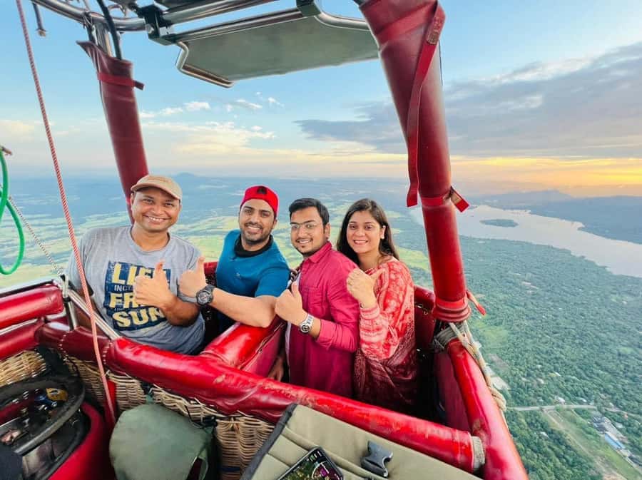 Sigiriya: Hot Air Balloon Ride - The balloon preparation and boarding process
