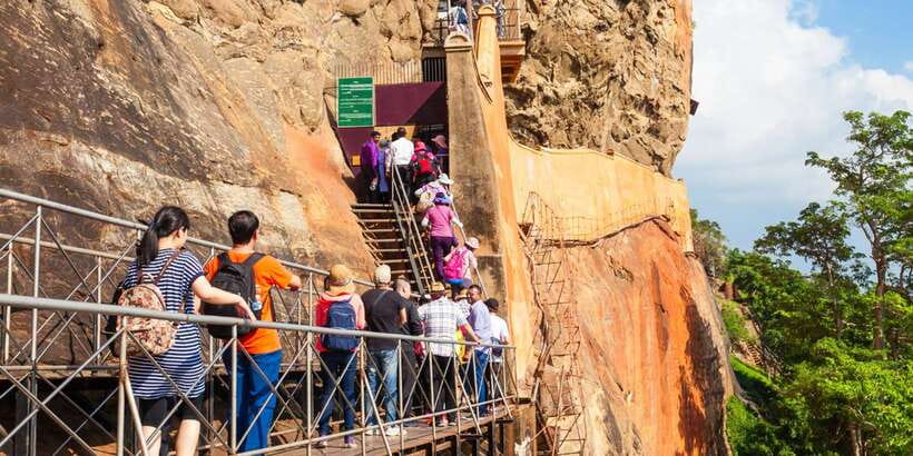 Sri Lanka Bentota: Day Trip to Sigiriya and Dambulla Temple - Climbing Sigiriya Rock Fortress