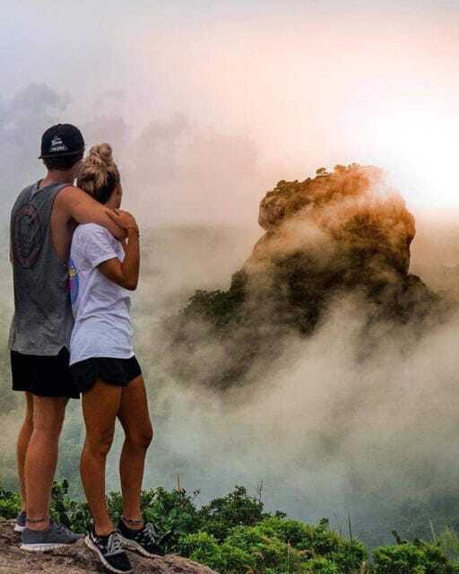 Sunrise or Sunset Hike Pidurangala Rock with Scenic Views - Waiting in the dark for sunrise
