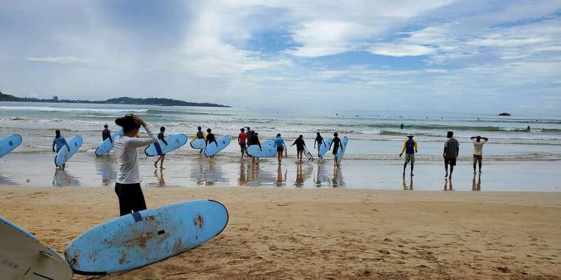 Surf & Stay – Private Surf Lesson Experience in Weligama - Starting on the Sand: Safety, Warm-Up, and Basic Technique