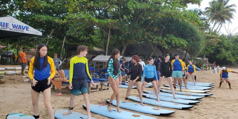 Surf & Stay – Private Surf Lesson Experience in Weligama - Board, Safety Gear, and Pickup by Tuk Tuk or Scooter
