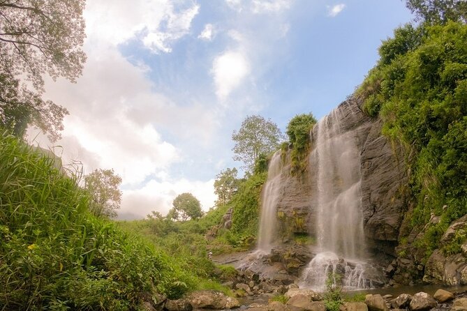 Tour to the Hidden Waterfalls around Kandy (Knuckles Range) - Jodu Ella: twin falls from a distance