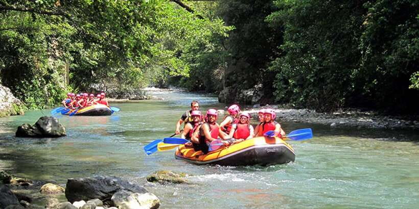 White Water Rafting in Kitulgala - Five major rapids, four smaller runs, and a swim stop